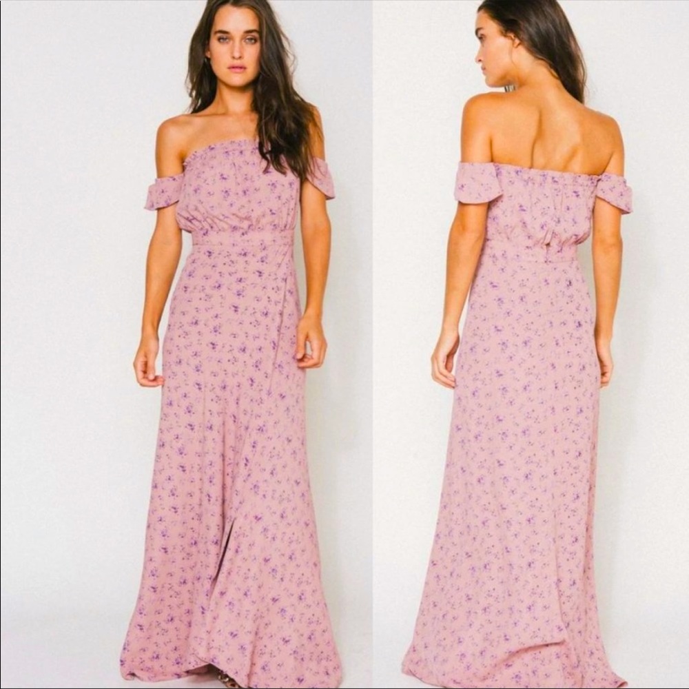 Flynn Skye Bella Maxi dress xs lavender floral